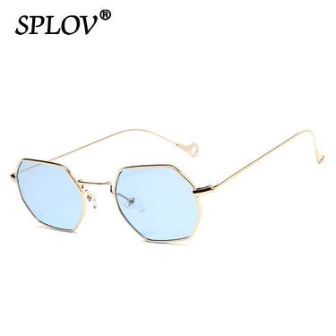 New Fashion Small Square Octagon Polygon Sunglasses For Men Women Sun Glasses AV8R